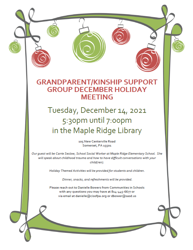 Grandparent/Kinship Support Group